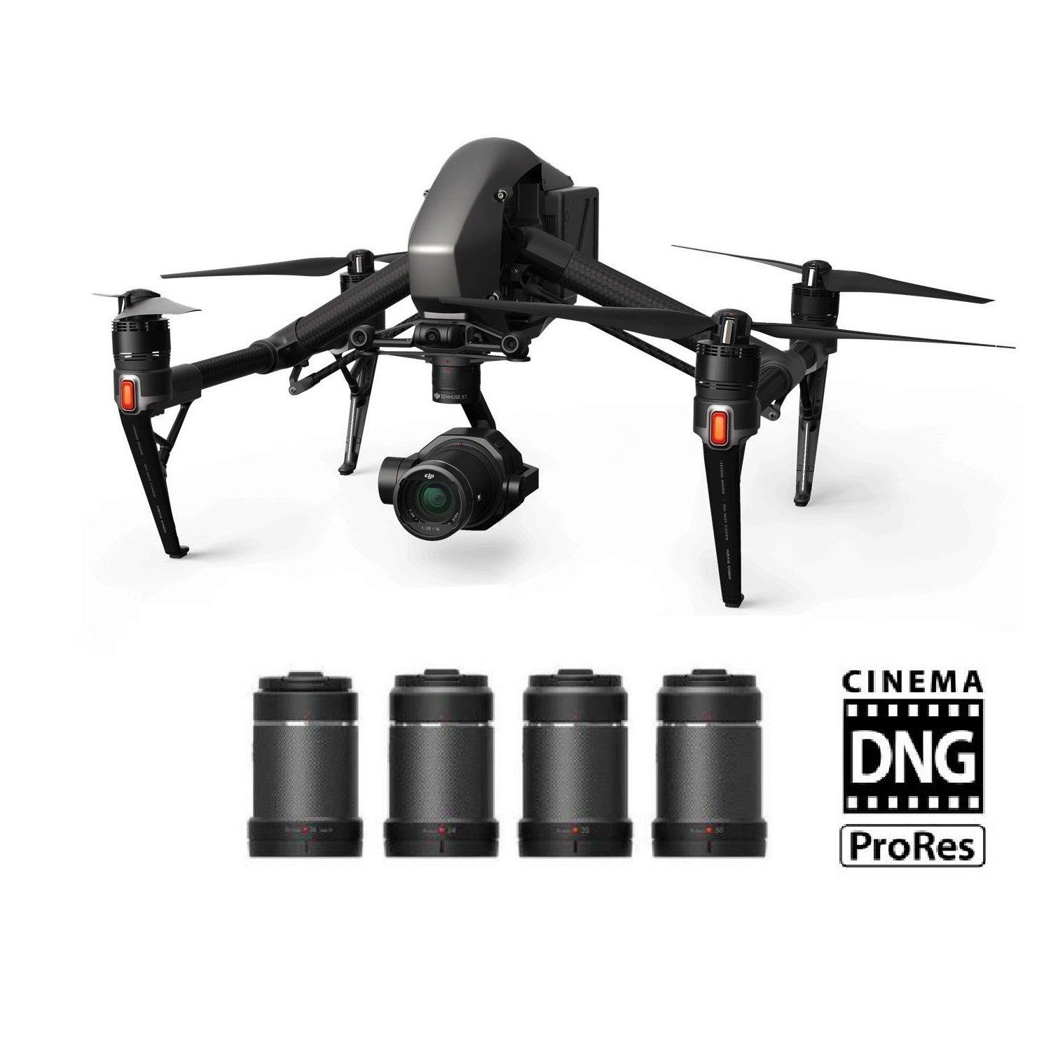 DJI Inspire 2 with Zenmuse X7 & 4-Lens