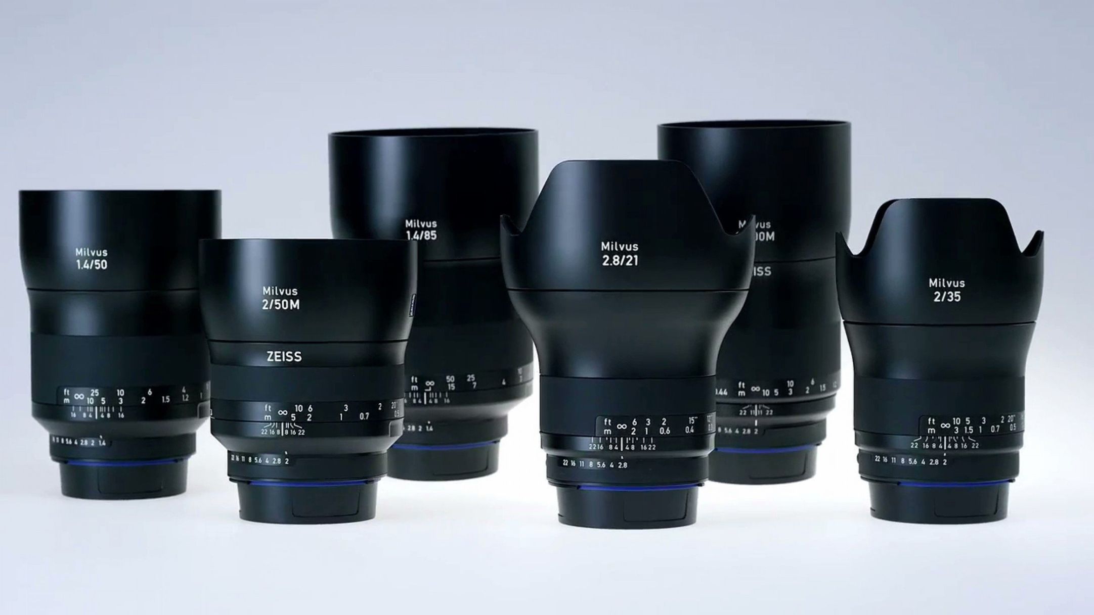 ZEISS –  Milvus – 6 – LENSES SET – F1.4 EF