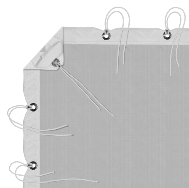 Silent 1/4 Grid Cloth – OverHead Butterfly- 20’x20′ (6x6m)