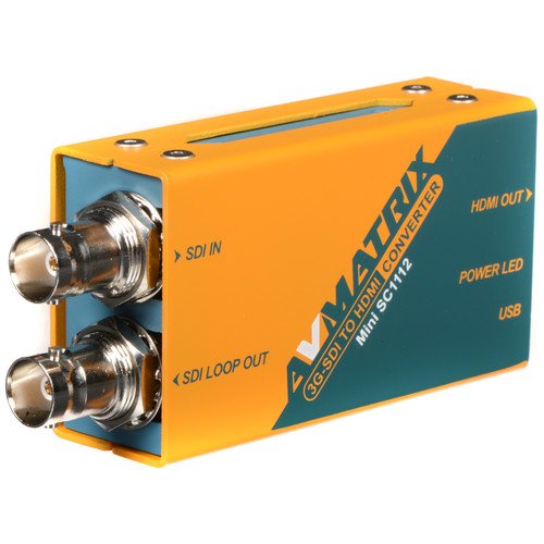 AV Matrix Mini SC1221 HDMI to Dual 3G-SDI Pocket-Size Broadcast Converter
