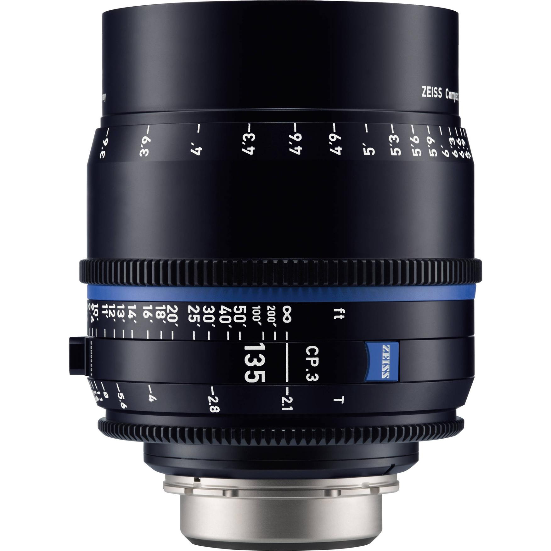 ZEISS CP.3 135mm T2.1 Compact Prime Lens (Canon EF Mount, Meters)