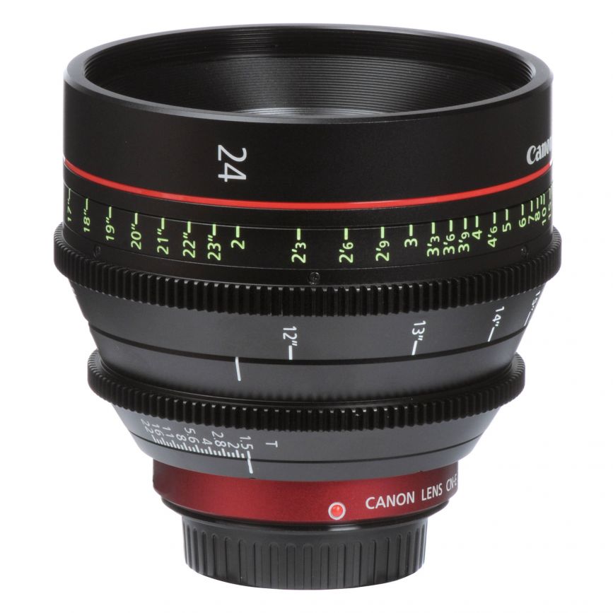 Canon CN-E 24mm T1.5 L F Cinema Prime Lens (EF Mount)