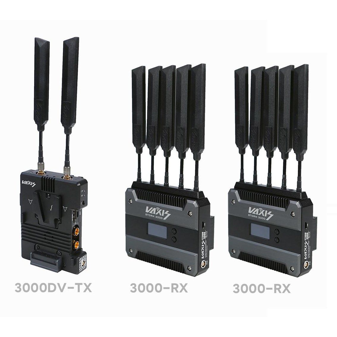 VAXIS Storm 3000 1TX:2RX _ On Cam V-Mount