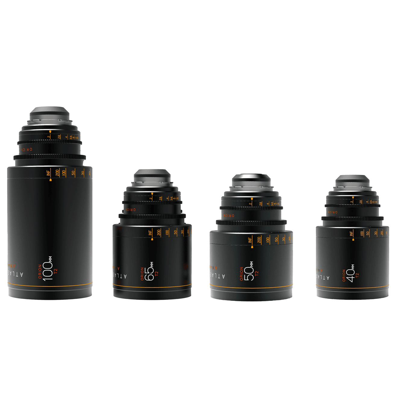 ATLAS-ORION ANAMORPHIC SET- 4 LENSES